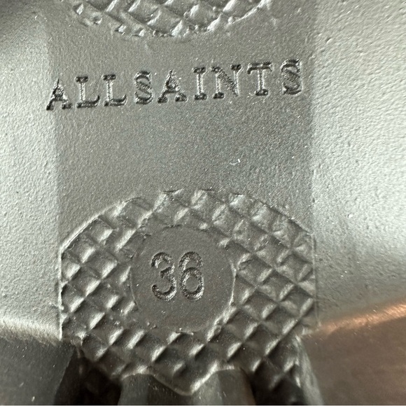 ALLSAINTS Women’s Beth Leather & Canvas Tall Platform Boots Size:6 US/ 36 EU NEW - Picture 16 of 16